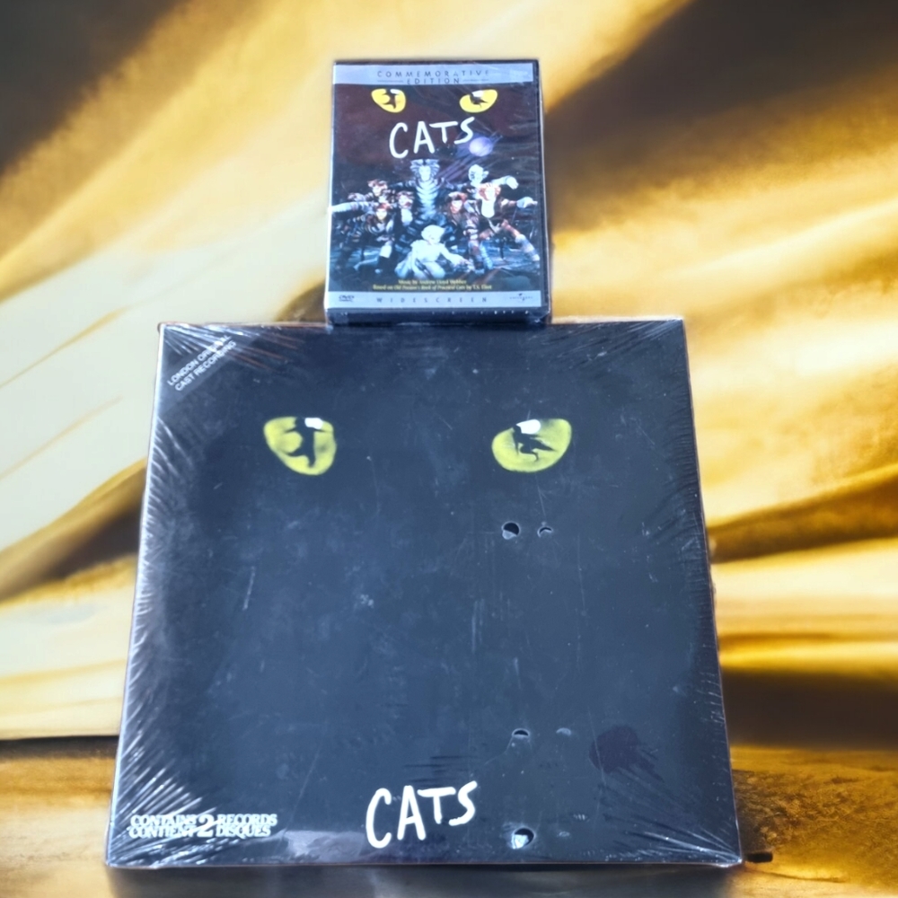 CATS The Musical Bundle~2 Vinyl Records Commemorative Edition DVD New